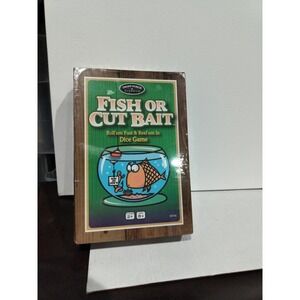 Fish Or Cut Bait Dice Game Front Porch Classics Game Night - NEW SEALED